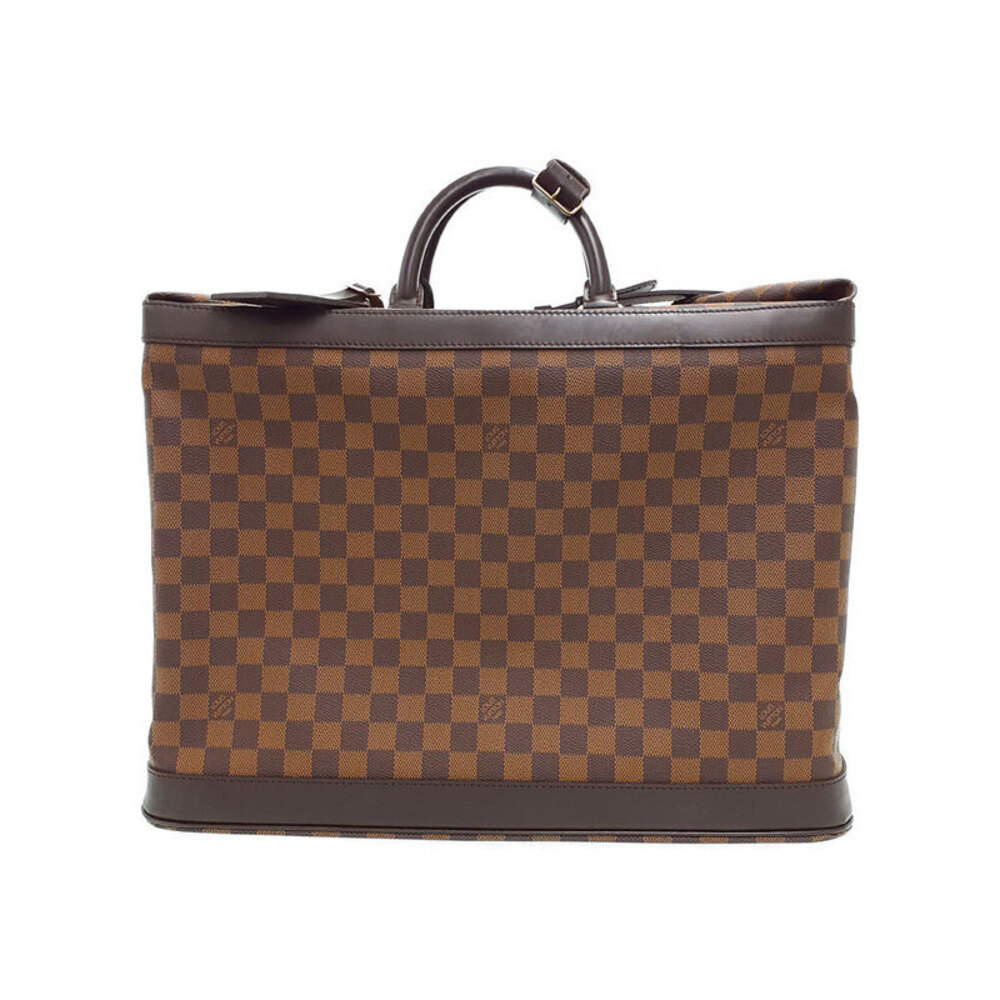 Louis Vuitton Damier Ebene Brown Grimoire Boston Bag